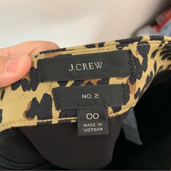 Jcrew Leopard Print Bi-Stretch No 2 Pencil Skirt AK697 - Picture 5 of 7